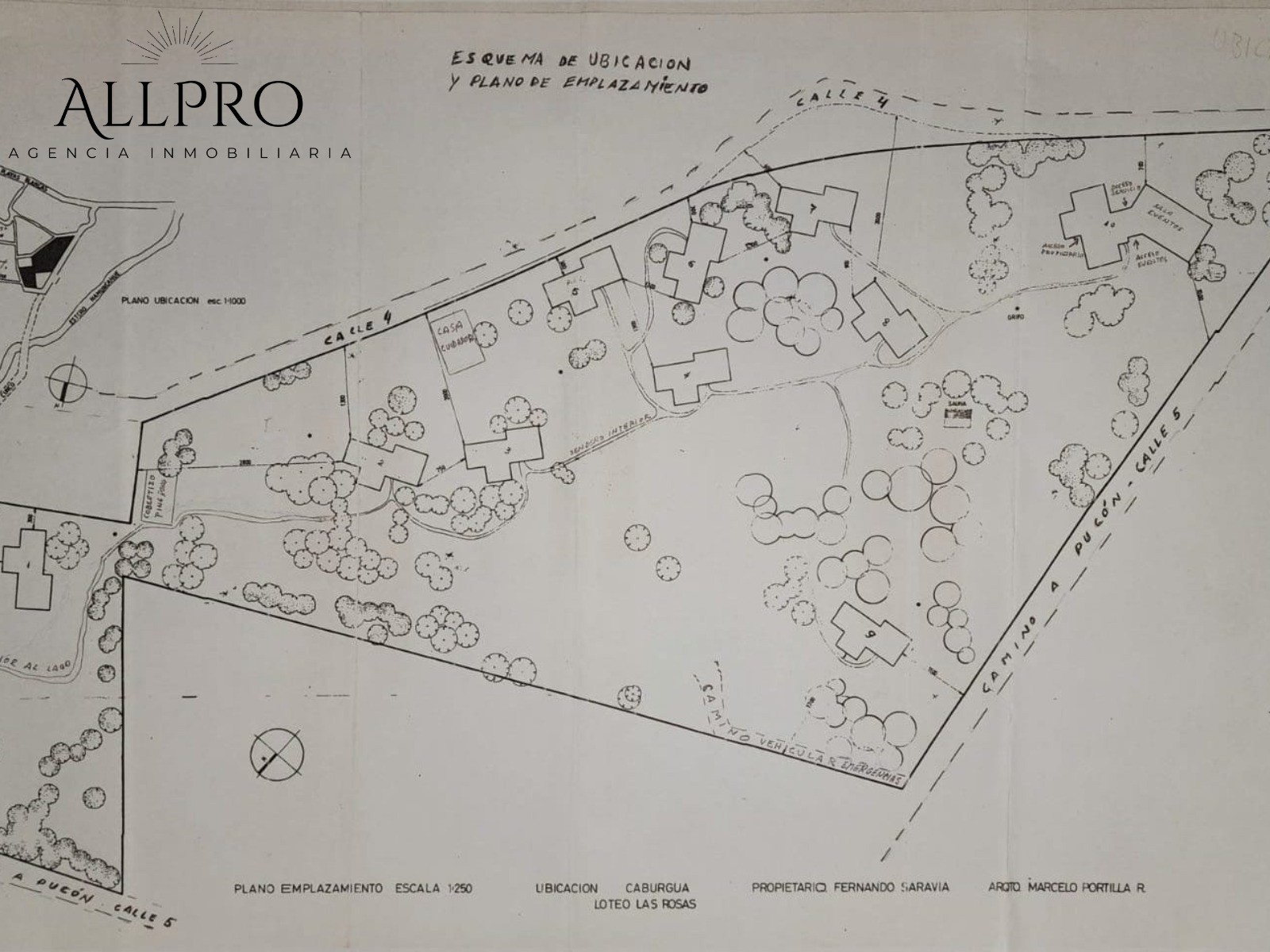 En venta Complejo Turistico de Cabañas Playa Blanca, Caburgua, Pucón - Inversión
